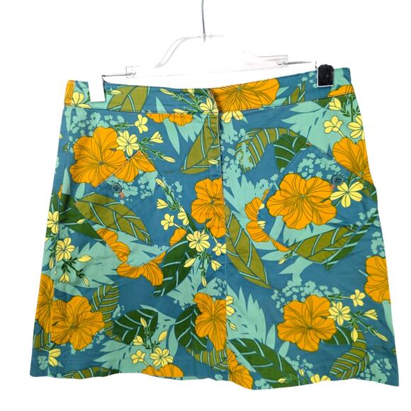 Vintage Willi Smith Y2K 90's Mini Skirt Tropical Floral Pattern Retro Inspired - Picture 1 of 7